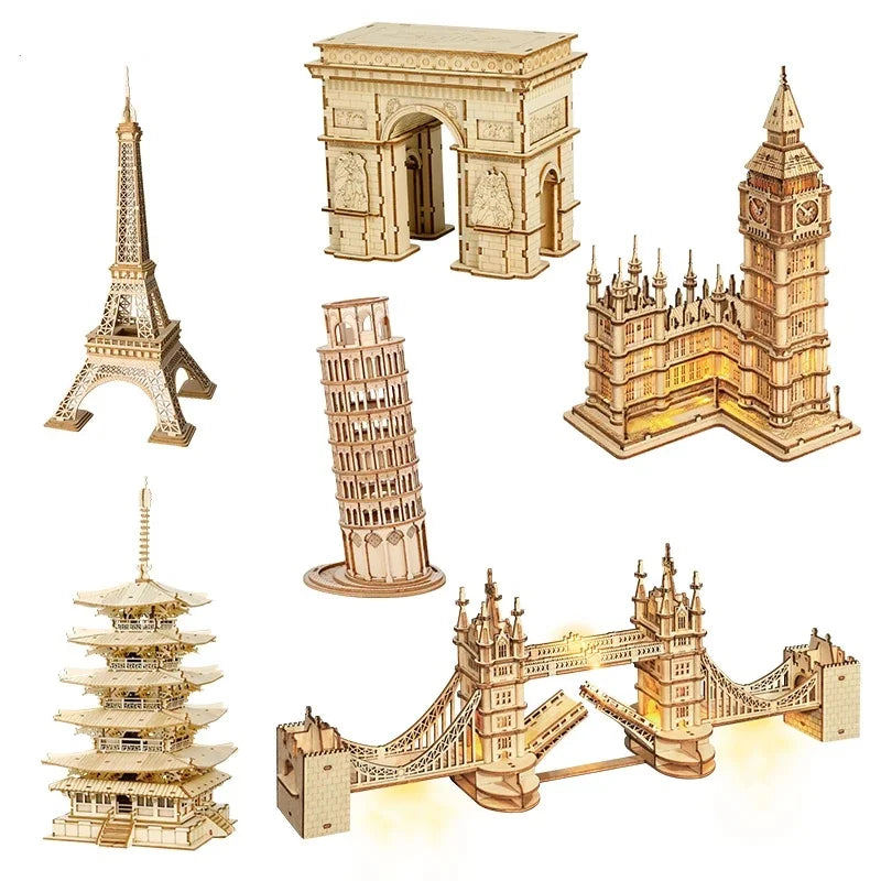 Tower Bridge Pagoda Building Model