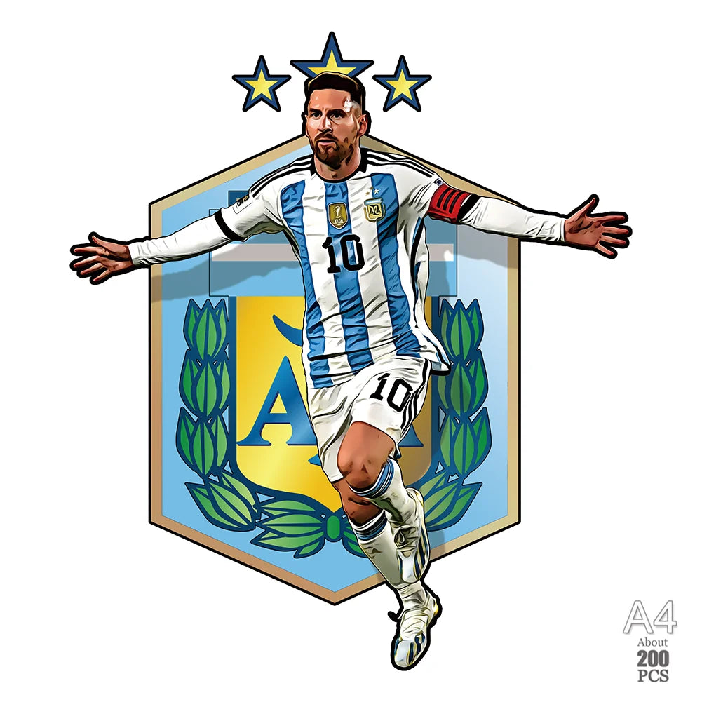 Football Player Wooden Puzzle