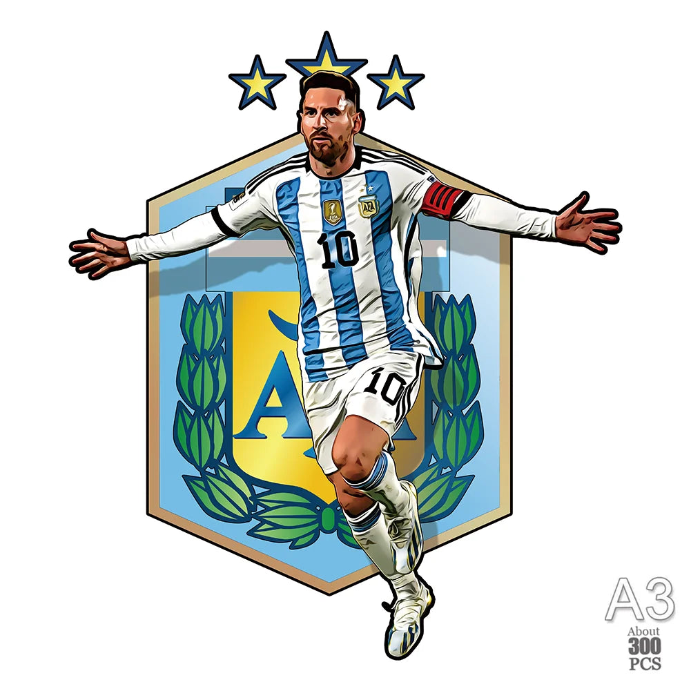 Football Player Wooden Puzzle