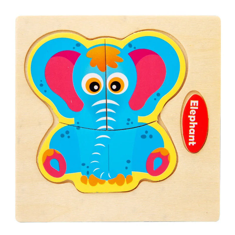 Animal 3D Wooden Puzzle