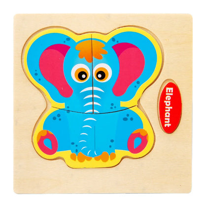 Animal 3D Wooden Puzzle