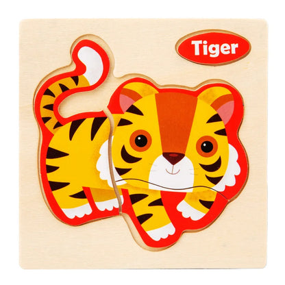 Animal 3D Wooden Puzzle