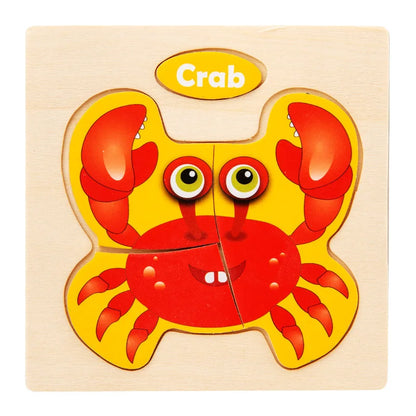 Animal 3D Wooden Puzzle