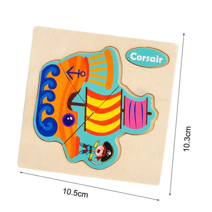 Animal 3D Wooden Puzzle