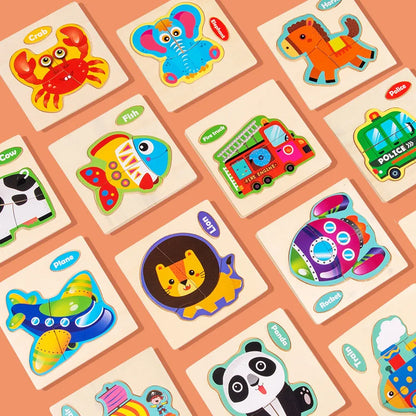 Animal 3D Wooden Puzzle