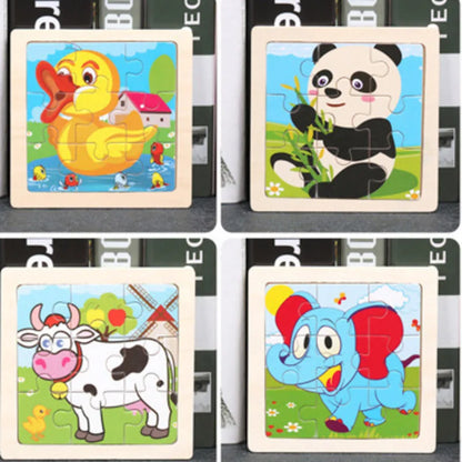 Wooden Aqua Puzzles Toys
