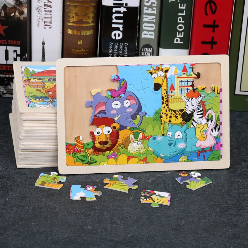 Early Educational Wooden Puzzles
