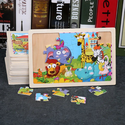 Early Educational Wooden Puzzles
