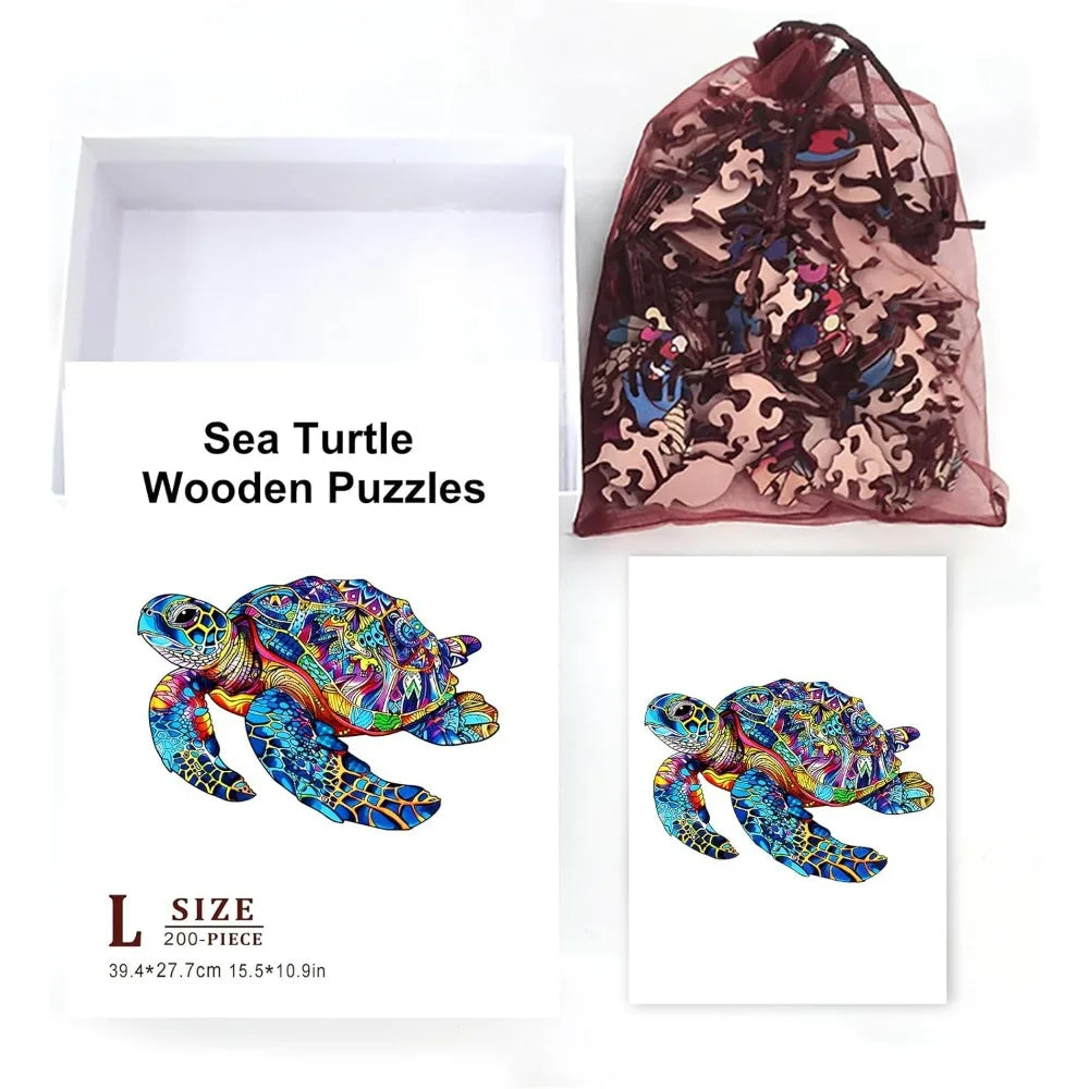 Sea Turtle Wooden Puzzle