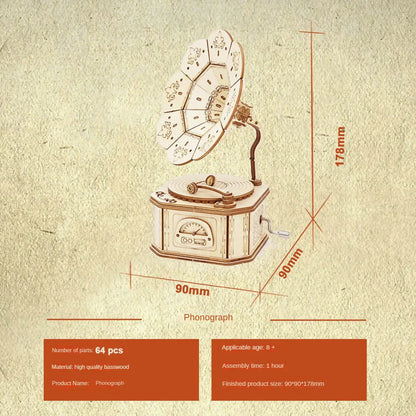 Gramophone Music Box Puzzles