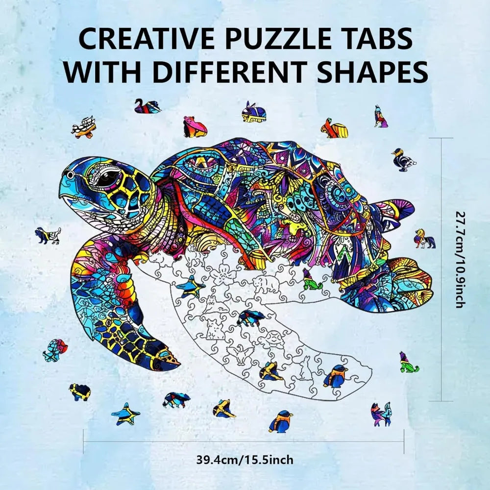 Sea Turtle Wooden Puzzle