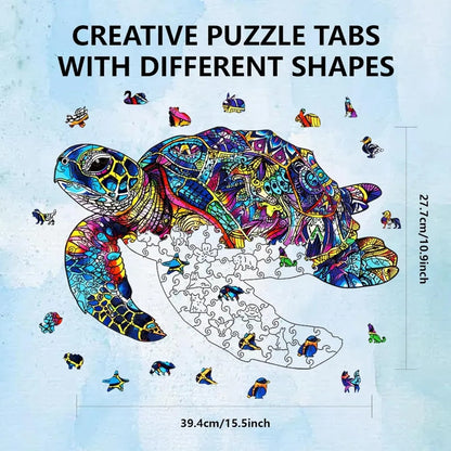 Sea Turtle Wooden Puzzle