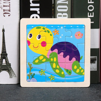 Wooden Aqua Puzzles Toys