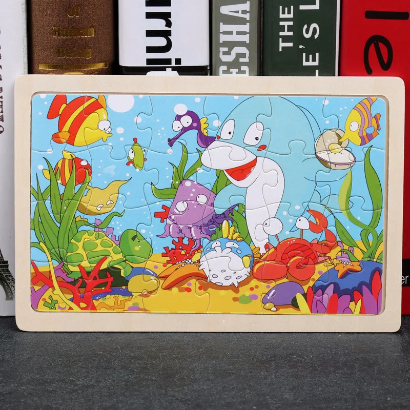 Early Educational Wooden Puzzles