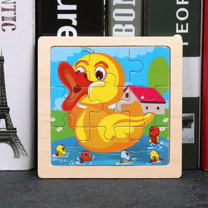 Wooden Aqua Puzzles Toys