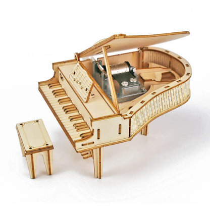 Piano Music Box Wooden 3D Puzzle